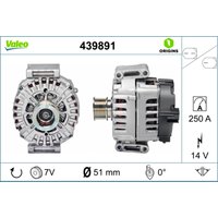 Drehstromgenerator VALEO 439891 Drehstromgenerator VALEO 439891 von Valeo