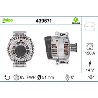 Drehstromgenerator VALEO ORIGINS NEW VALEO 439671 Drehstromgenerator VALEO ORIGINS NEW VALEO 439671 von Valeo