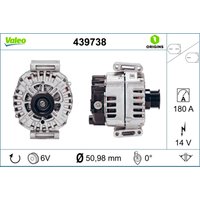 Drehstromgenerator VALEO ORIGINS NEW VALEO 439738 Drehstromgenerator VALEO ORIGINS NEW VALEO 439738 von Valeo