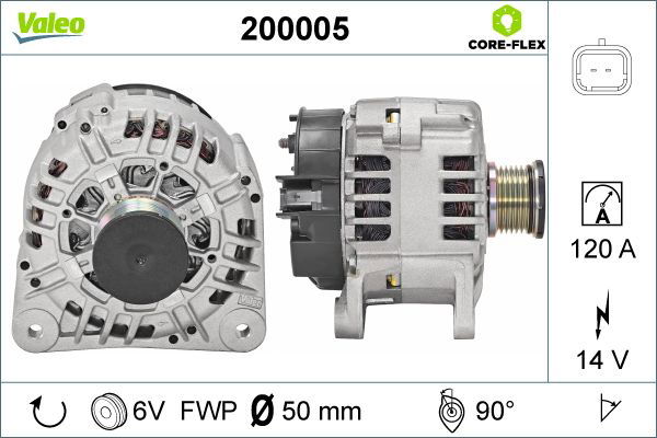 Generator Valeo 200005 Generator Valeo 200005 von Valeo