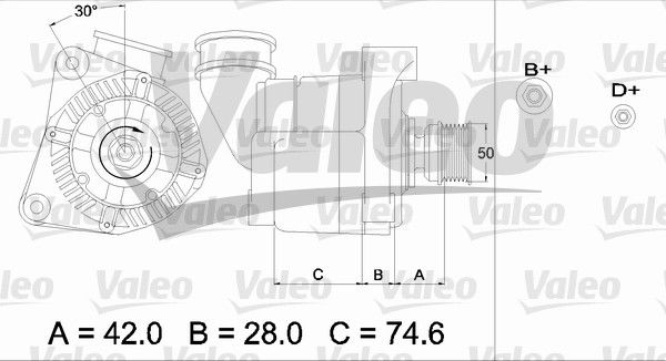 Generator Valeo 436385 Generator Valeo 436385 von Valeo