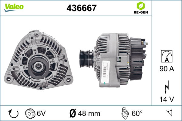 Generator Valeo 436667 Generator Valeo 436667 von Valeo