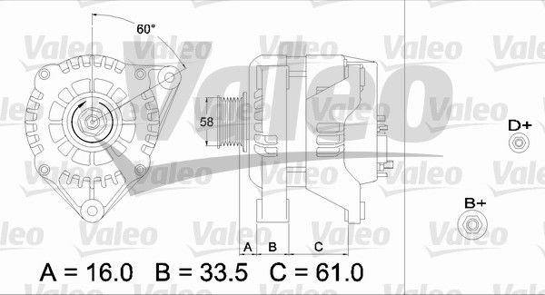 Generator Valeo 436720 Generator Valeo 436720 von Valeo