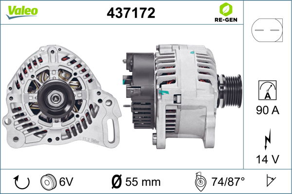 Generator Valeo 437172 von Valeo