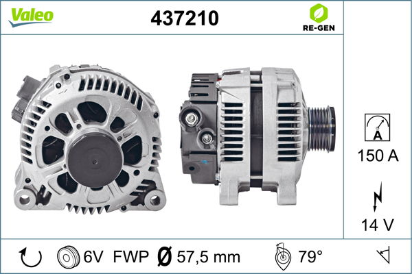 Generator Valeo 437210 von Valeo