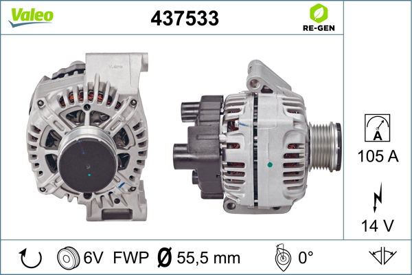 Generator Valeo 437533 von Valeo