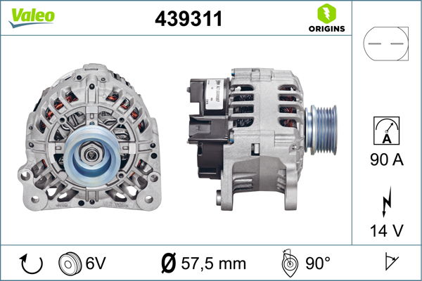 Generator Valeo 439311 Generator Valeo 439311 von Valeo