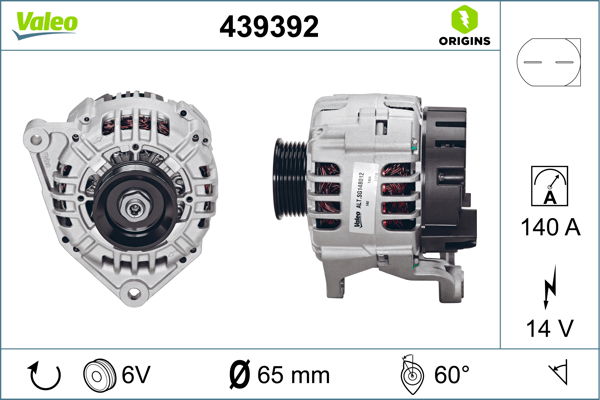Generator Valeo 439392 von Valeo