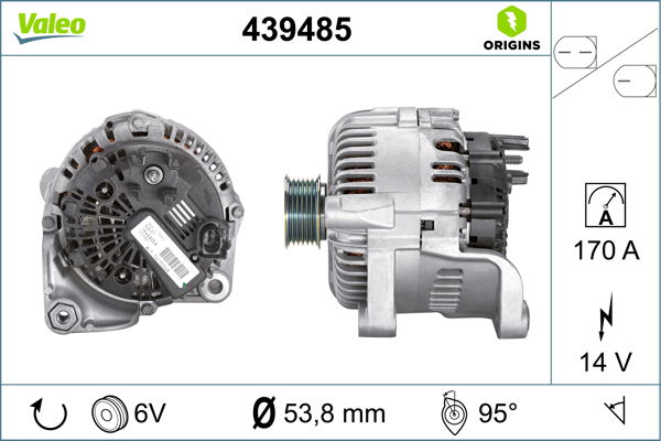Generator Valeo 439485 Generator Valeo 439485 von Valeo