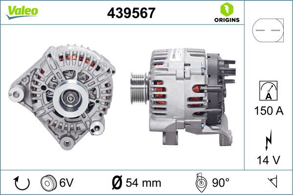 Generator Valeo 439567 Generator Valeo 439567 von Valeo