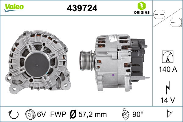Generator Valeo 439724 Generator Valeo 439724 von Valeo