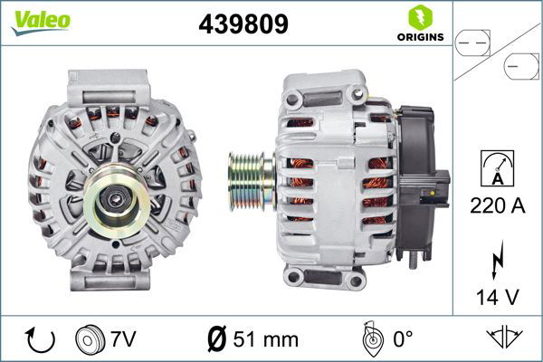 Generator Valeo 439809 Generator Valeo 439809 von Valeo