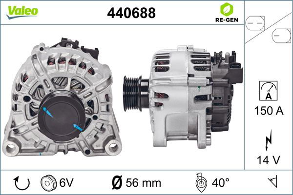 Generator Valeo 440688 Generator Valeo 440688 von Valeo