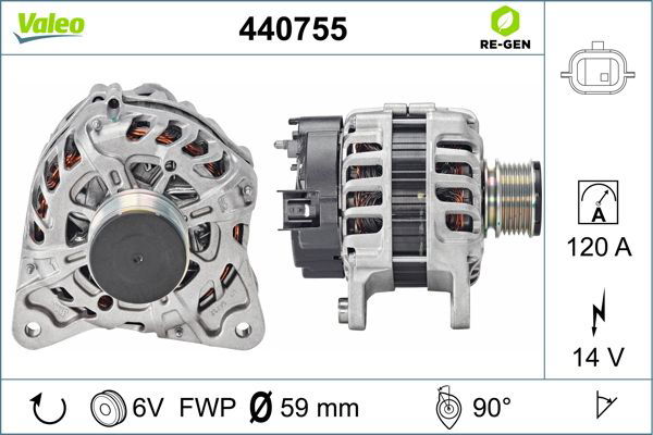 Generator Valeo 440755 von Valeo