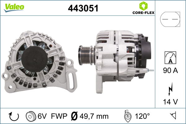 Generator Valeo 443051 Generator Valeo 443051 von Valeo