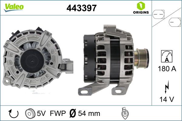 Generator Valeo 443397 von Valeo