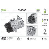 Klimakompressor VALEO 699306 Klimakompressor VALEO 699306 von Valeo