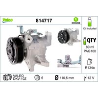 Kompressor, Klimaanlage VALEO 814717 Kompressor, Klimaanlage VALEO 814717 von Valeo