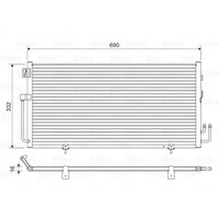 Kondensator, Klimaanlage VALEO 814063 von Valeo
