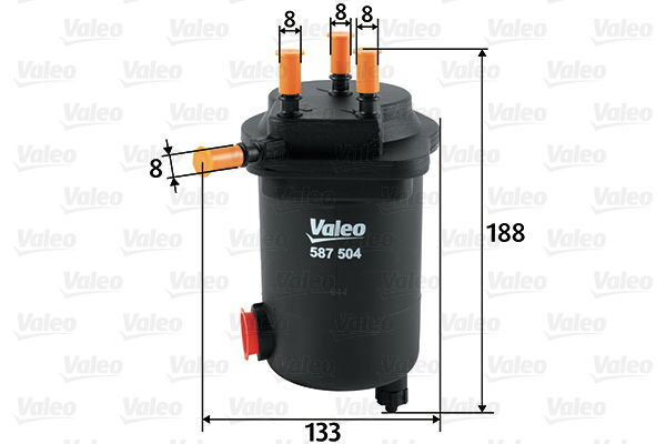 Kraftstofffilter Valeo 587504 Kraftstofffilter Valeo 587504 von Valeo