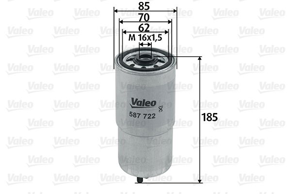Kraftstofffilter Valeo 587722 von Valeo