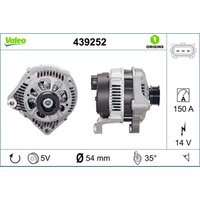 Lichtmaschine, Generator VALEO 439252 Lichtmaschine, Generator VALEO 439252 von Valeo