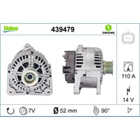 Lichtmaschine, Generator VALEO 439479 Lichtmaschine, Generator VALEO 439479 von Valeo