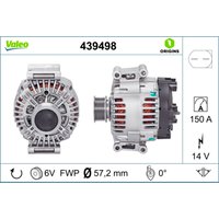 Lichtmaschine, Generator VALEO 439498 Lichtmaschine, Generator VALEO 439498 von Valeo