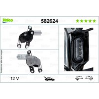 Scheibenreinigung, Scheibenwischermotor VALEO 582624 von Valeo