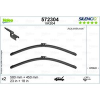 Scheibenwischer VALEO 572304, AquaBlade Länge 580+450mm, Vorne, 2 Stück Scheibenwischer VALEO 572304, AquaBlade Länge 580+450mm, Vorne, 2 Stück von Valeo