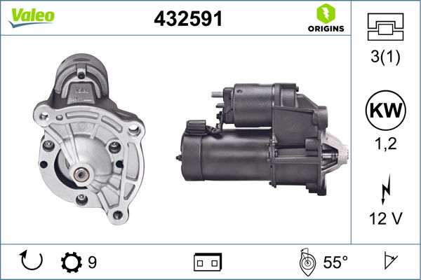 Starter Valeo 432591 Starter Valeo 432591 von Valeo