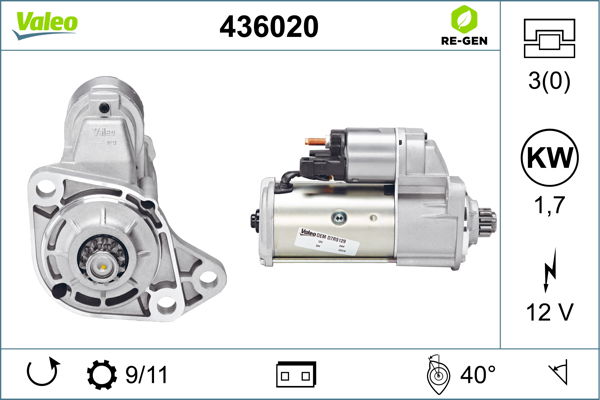 Starter Valeo 436020 Starter Valeo 436020 von Valeo