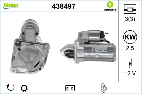 Starter Valeo 438497 Starter Valeo 438497 von Valeo