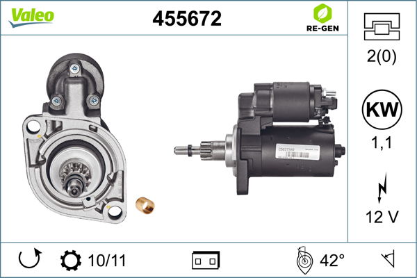 Starter Valeo 455672 von Valeo