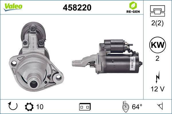 Starter Valeo 458220 von Valeo