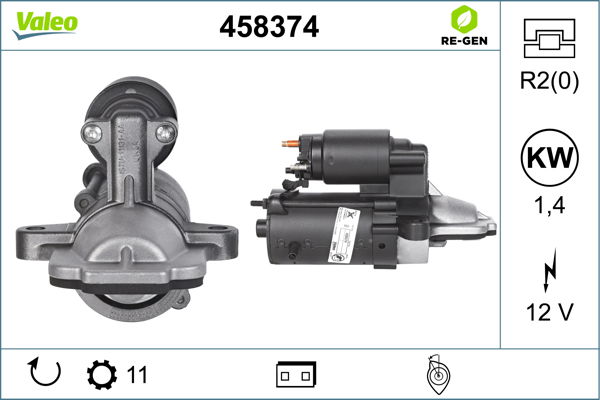 Starter Valeo 458374 von Valeo