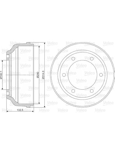 VALEO 237015 Bremstrommel von Valeo