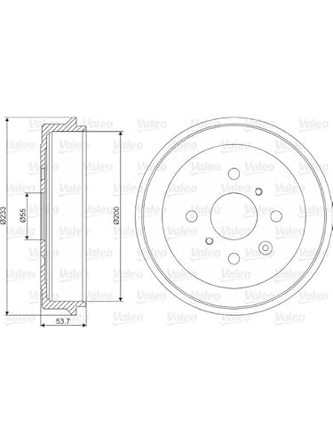 VALEO 237064 Bremstrommel von Valeo