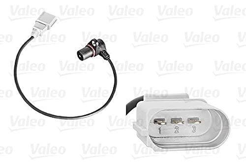 VALEO 254101 Impulsgeber Kurbelwelle Anzahl der Pins : 3 Plug Type : D SHAPE Mit Kabel : YES Sondenlänge [mm] : 24 Sensortechnik : INDUCTIVE von Valeo