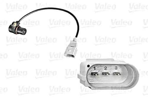 VALEO 254149 Impulsgeber Kurbelwelle Anzahl der Pins : 3 Plug Type : D SHAPE Mit Kabel : YES Sondenlänge [mm] : 24 Sensortechnik : INDUCTIVE von Valeo