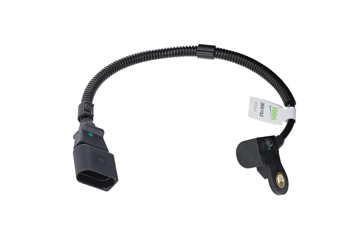 VALEO 366152 Sensor Nockenwellenposition Anzahl der Pins : 3 Plug Type : D SHAPE Sensortechnik : HALL Mit Kabel : YES Sonde Länge [mm] : 5 von Valeo