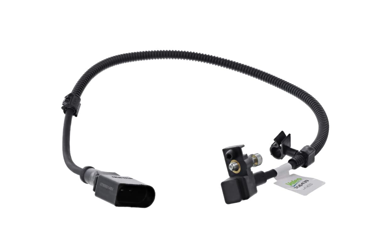 VALEO 366439 Impulsgeber Kurbelwelle Anzahl der Pins : 3 Plug Type : D SHAPE Mit Kabel : YES Sondenlänge [mm] : 20 Sensortechnik : HALL von VALEO