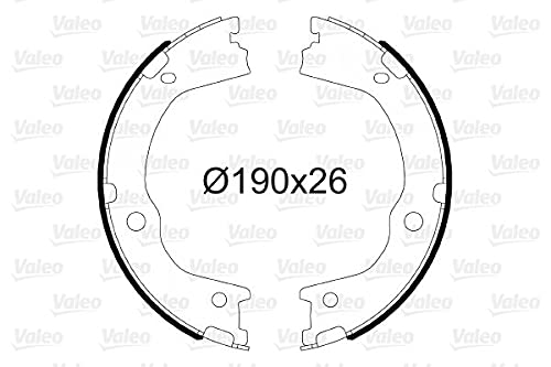 VALEO 564174 Bremsbacken und Zubehör von Valeo