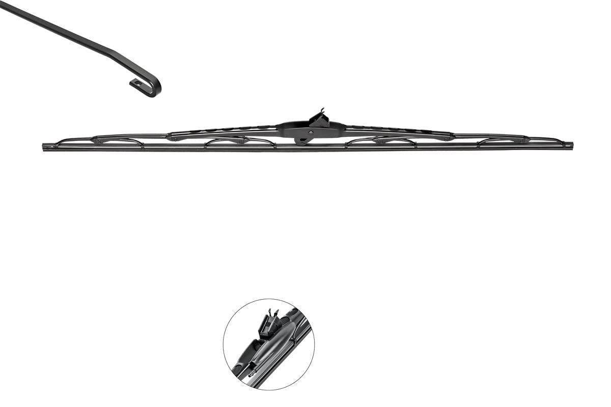 VALEO Silencio Wischer - VM15 - gute Reinigungsleistung, konventionelles Wischblatt mit Spritzdüsen - 600mm - Vorne - Beinhaltet: 1 Wischblatt - 574140 VALEO Silencio Wischer - VM15 - gute Reinigungsleistung, konventionelles Wischblatt mit Spritzdüsen - 600mm - Vorne - Beinhaltet: 1 Wischblatt - 574140 von VALEO