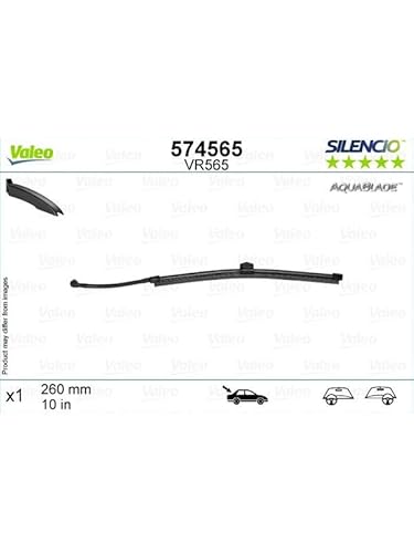 VALEO Silencio Original Aquablade Wischer - VR565 - Erstklassige Reinigungs- und Wischleistung - Wischblatt 260mm - Hinten - Beinhaltet: 1 Wischblatt - 574565 VALEO Silencio Original Aquablade Wischer - VR565 - Erstklassige Reinigungs- und Wischleistung - Wischblatt 260mm - Hinten - Beinhaltet: 1 Wischblatt - 574565 von Valeo