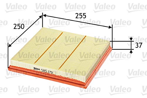 VALEO 585179 Luftfilter Motorfilter Ausgezeichnete Filtrationseigenschaften, Longlife Kapazität, exakt und einfach fit VALEO 585179 Luftfilter Motorfilter Ausgezeichnete Filtrationseigenschaften, Longlife Kapazität, exakt und einfach fit von VALEO