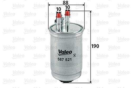 VALEO 587521 Kraftstofffilter Motorfilter Ausgezeichnete Filtrationseigenschaften, Langlaskapazität, genau und einfach von VALEO