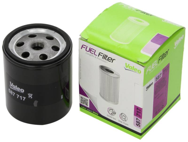 VALEO 587717 Kraftstofffilter Motorfilter Ausgezeichnete Filtrationseigenschaften, Langlaskapazität, genau und einfach von Valeo