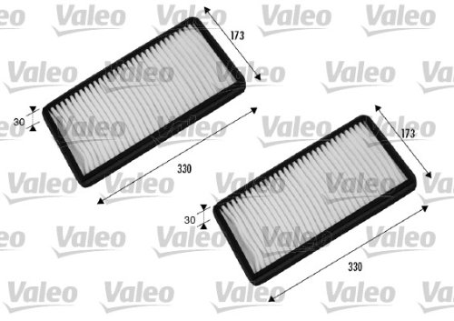 VALEO 698856 Filter, Innenraumluft ESSENTIAL Partikelfilter (Pollenfilter) Schutz vor Pollen, Staub und Bakterien von Valeo