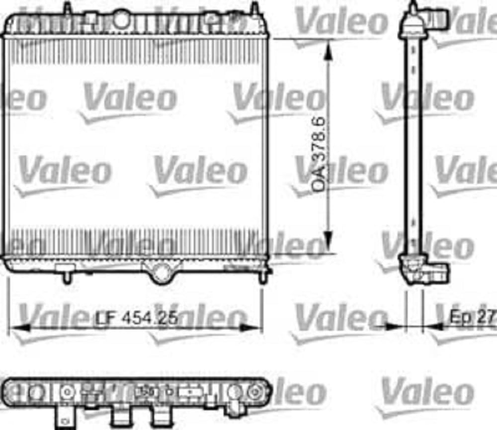 Valeo Kühler Motorkühlung 735560 von Valeo